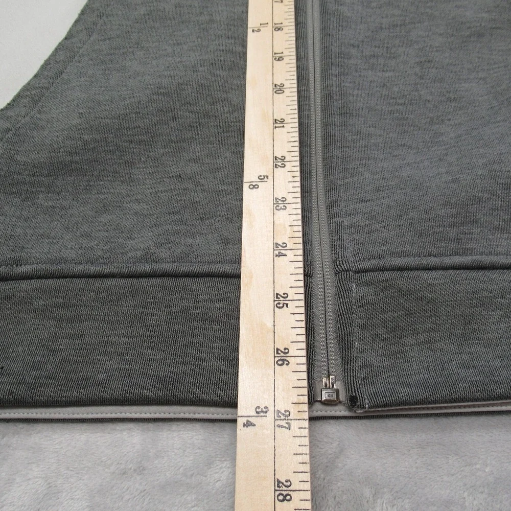 The North Face Jacket Men Large Brown Wool Shoulder Pockets Full Zip Outdoor *